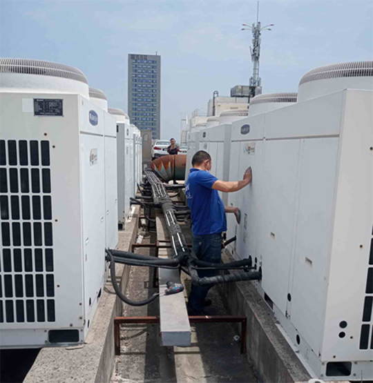 桃山中央空调制热和不制冷系统维修方法